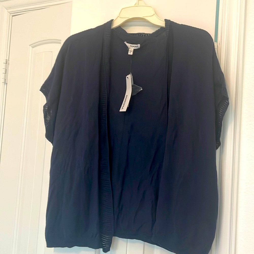 Short sleeve cardigan